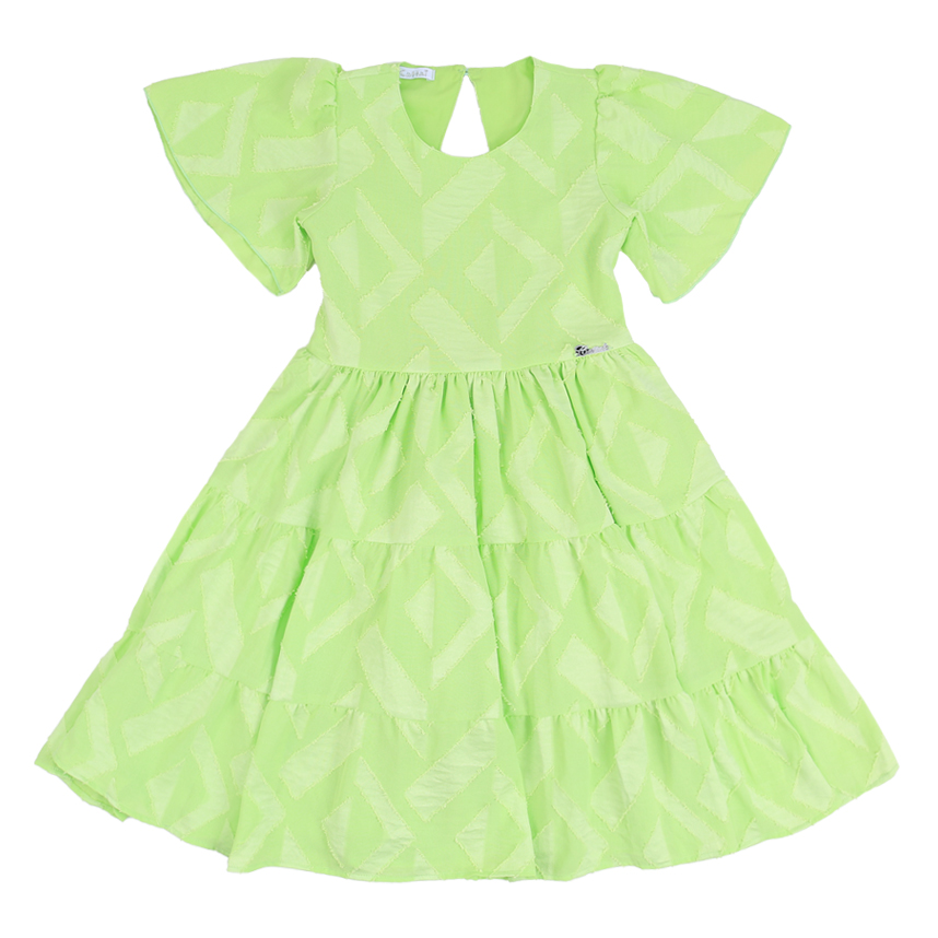 Vestido Infantil Cattai Geométrico 3 Marias