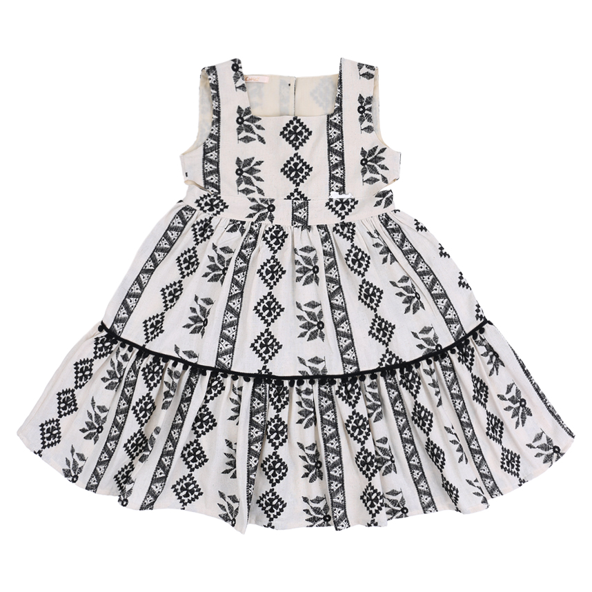 Vestido Infantil Cattai Com Recorte Nas Laterais