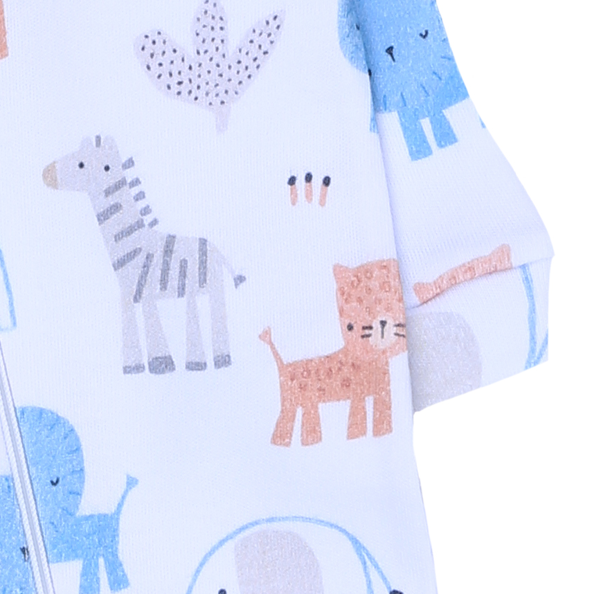 Macacão Longo Bebê Patimini Estampa Fundo Do Mar Macacão Longo Bebê Patimini Estampa Fundo Do Mar