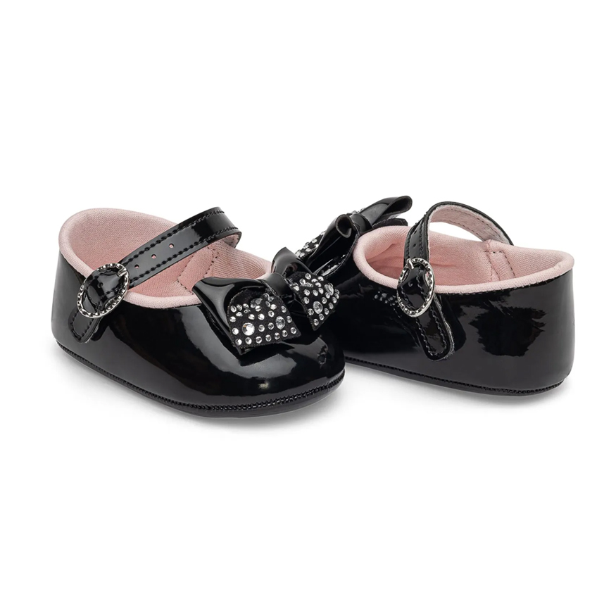 Sapato Pimpolho Com Fivela Laço Strass