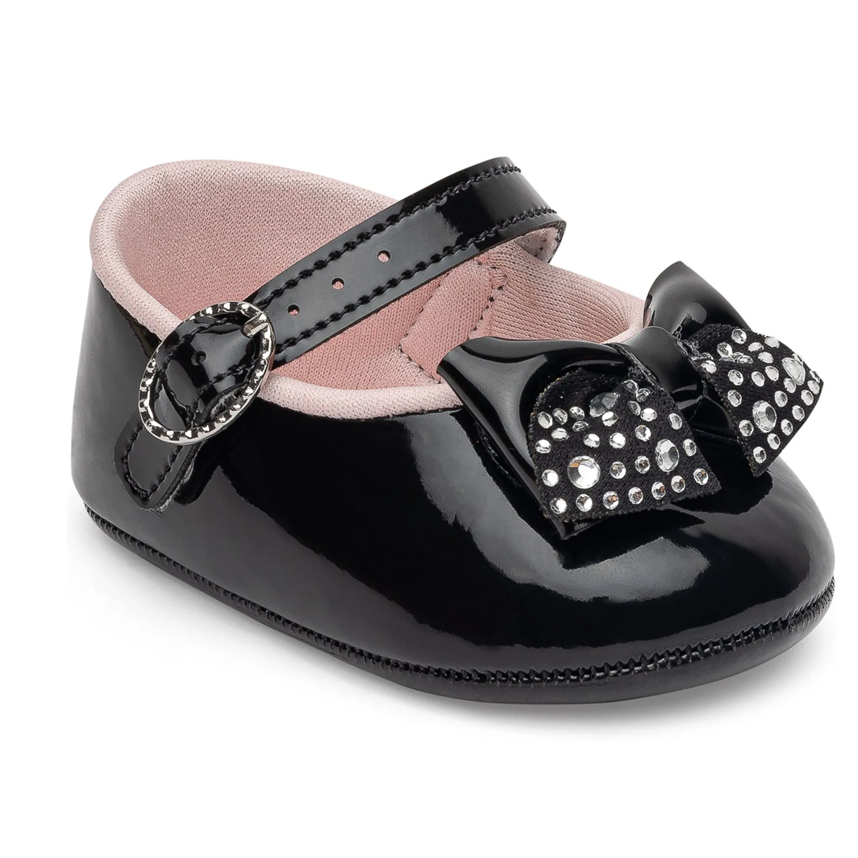 Sapato Pimpolho Com Fivela Laço Strass Sapato Pimpolho Com Fivela Laço Strass