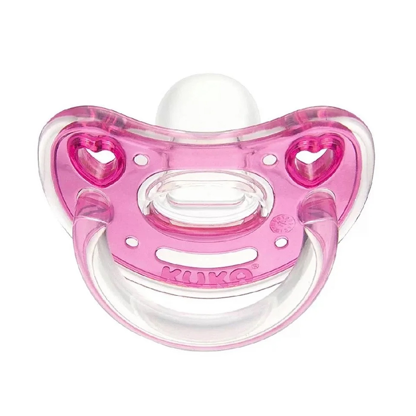 Chupeta Kuka Elegance Plus Orto Rosa Tamanho 1