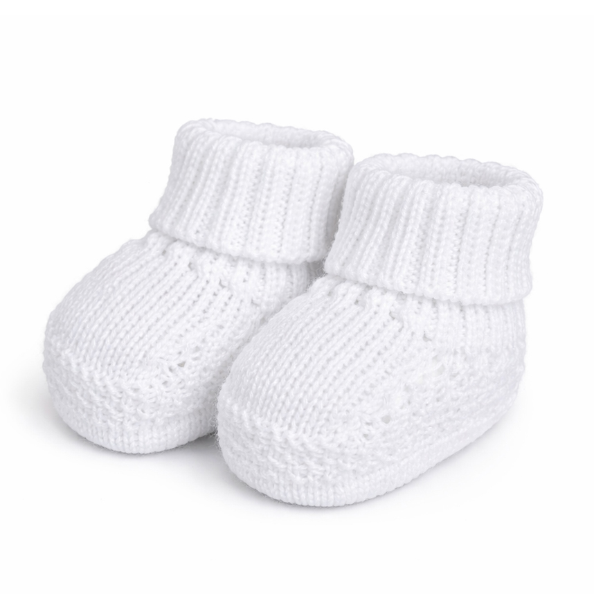 Sapatinho Bebê Fofinho Mimo Em Tricô