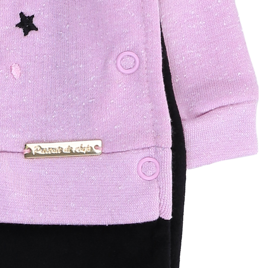 Macacão Longo Bebê Presente de Anjo Bordado Pinguim