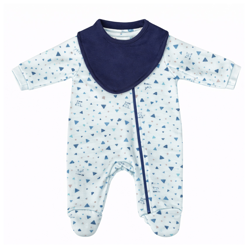 Macacão Longo Bebê Presente de Anjo Coelho Com Bandana Macacão Longo Bebê Presente de Anjo Coelho Com Bandana