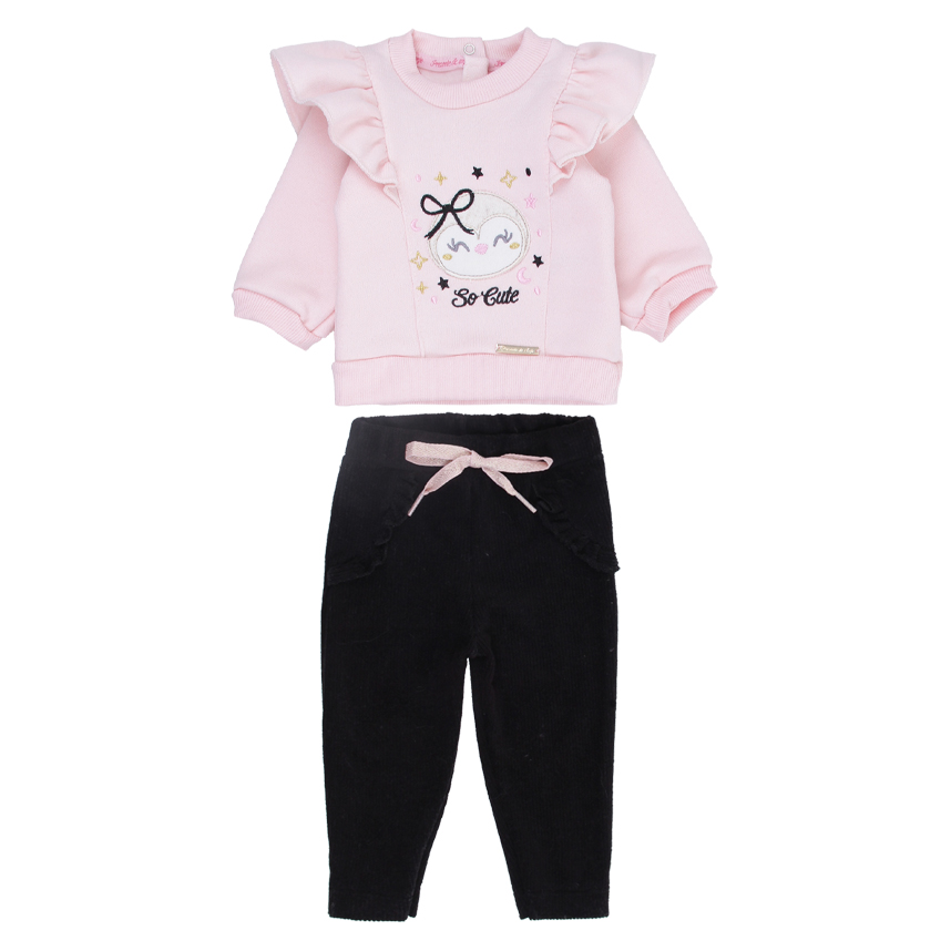 Conjunto Bebê Presente De Anjo Blusa Pinguim E Calça