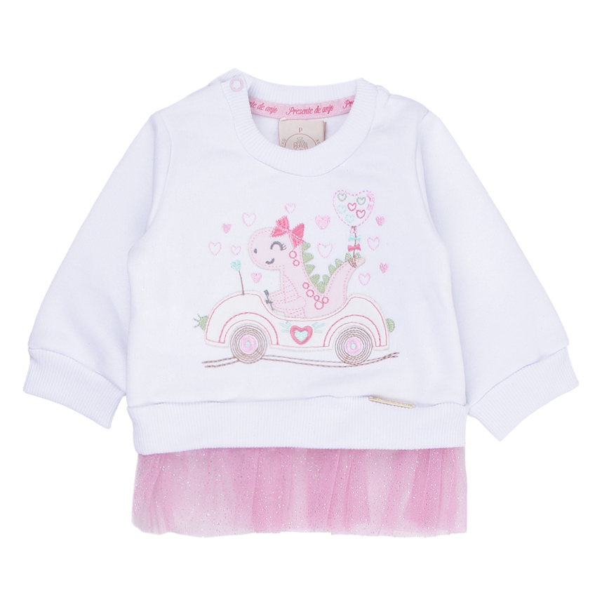 Conjunto Bebê Presente De Anjo Blusa Dinossauro E Calça Conjunto Bebê Presente De Anjo Blusa Dinossauro E Calça
