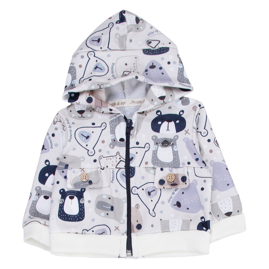 Conjunto Bebê Presente De Anjo Jaqueta Ursos E Calça Conjunto Bebê Presente De Anjo Jaqueta Ursos E Calça