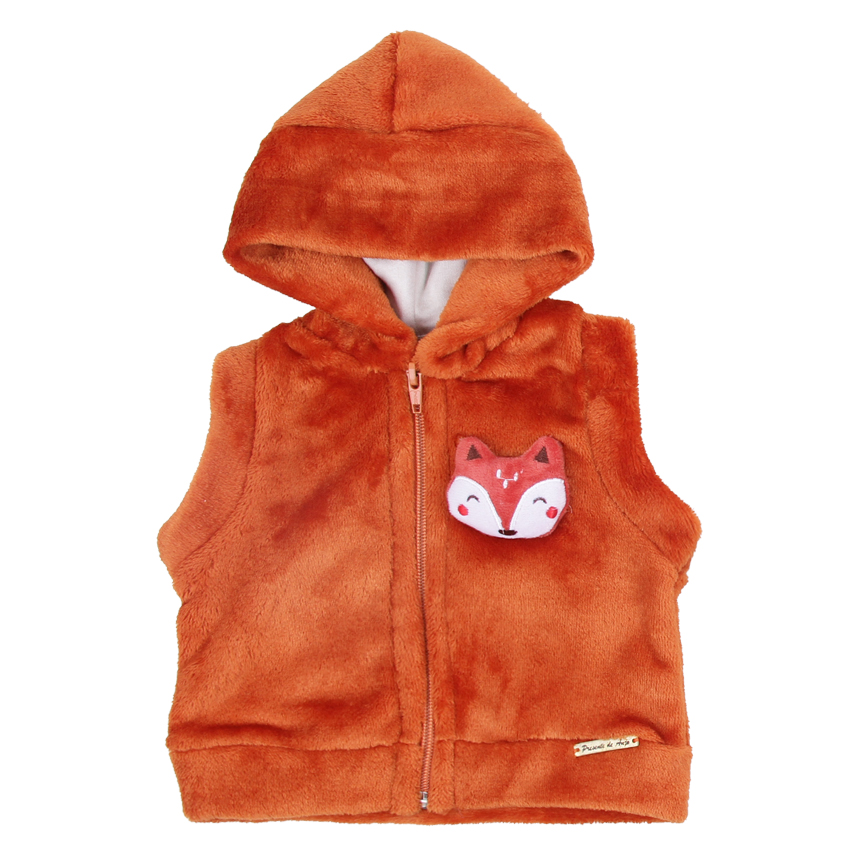 Conjunto Bebê Presente De Anjo Aplique Raposa 3 Peças Conjunto Bebê Presente De Anjo Aplique Raposa 3 Peças