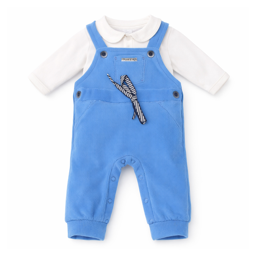 Macacão E Body Longo Bebê Presente De Anjo 2 Peças