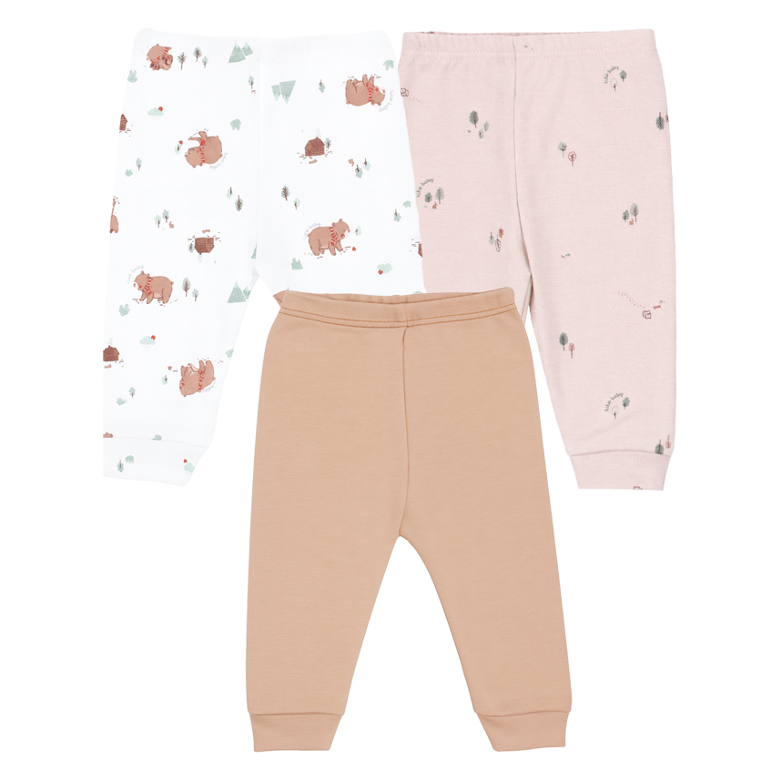 Kit Body Bebê Kiko Baby Manga Longa Estampa Floresta 2 Peças