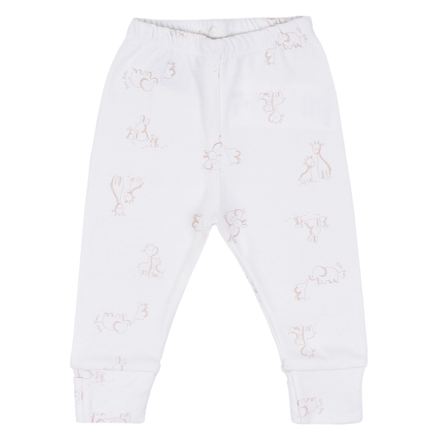 Kit Mijão Bebê Kiko Baby Estampa Bichos 3 Peças