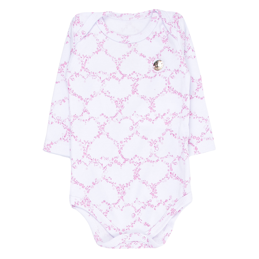 Conjunto Bebê Kiko Baby Body Estampa Coração E Calça Conjunto Bebê Kiko Baby Body Estampa Coração E Calça