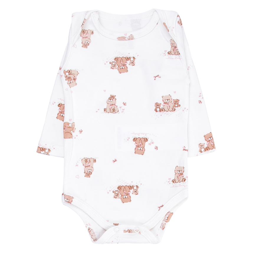 Conjunto Bebê Kiko Baby Body Estampa Urso E Calça Conjunto Bebê Kiko Baby Body Estampa Urso E Calça