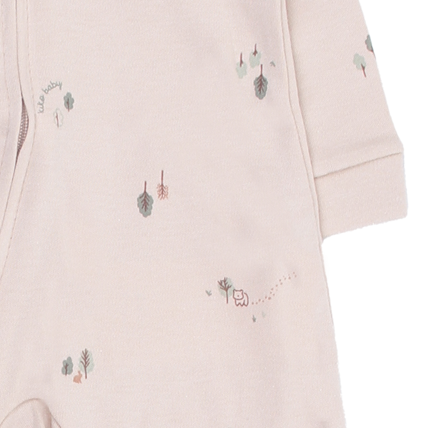 Macacão Longo Bebê Kiko Baby Em Suedine Estampado Macacão Longo Bebê Kiko Baby Em Suedine Estampado