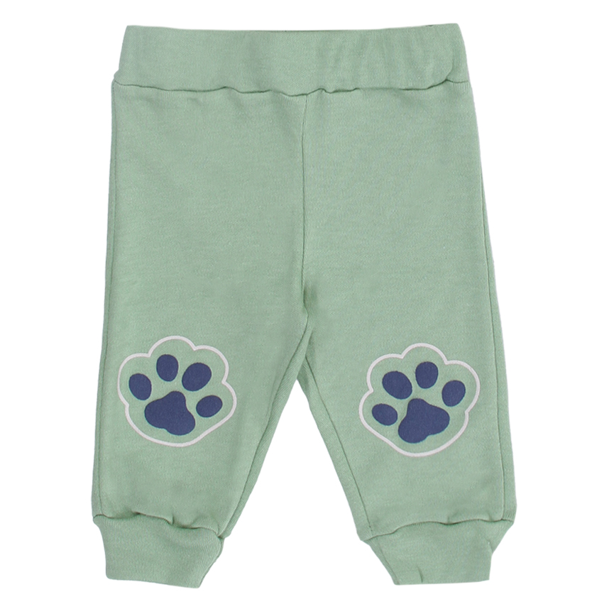 Conjunto Bebê Iaze Body Manga Longa Aplique Ursa e Calça