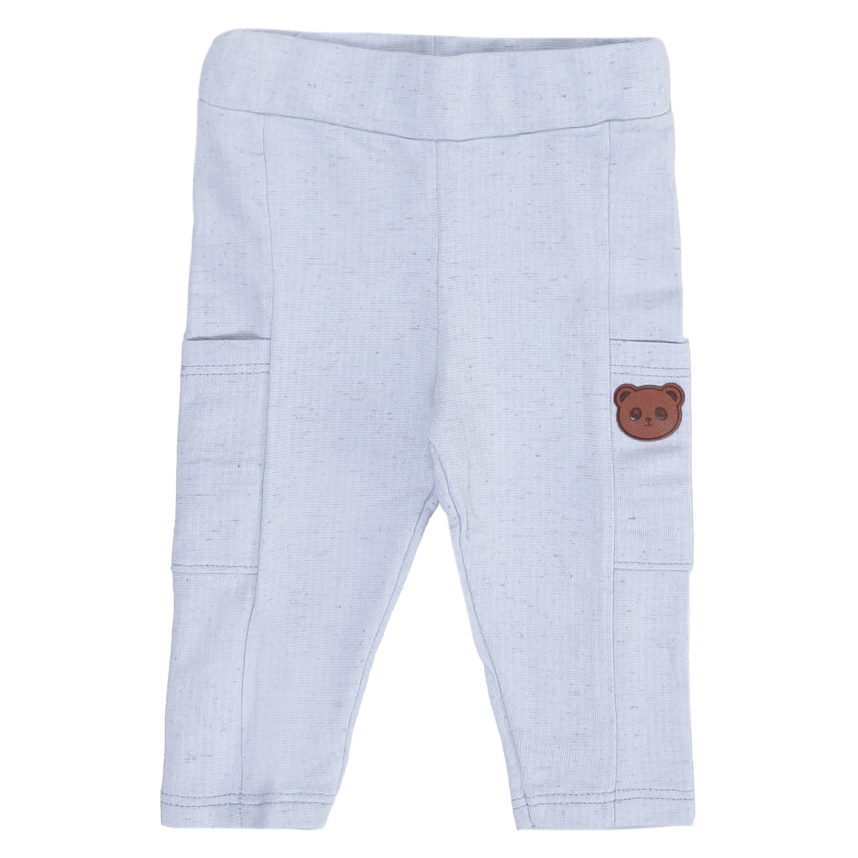 Conjunto Bebê Iaze Body Manga Longa Estampa Panda e Calça