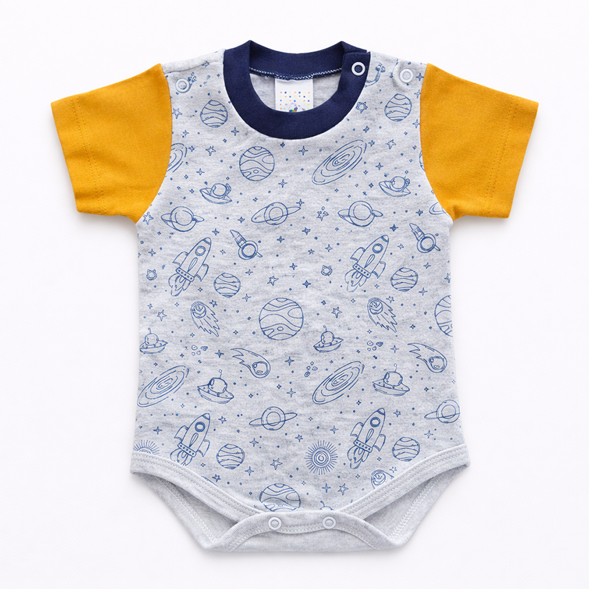 Conjunto Bebê Petutinha BodyTigre E Calça 3 Peças