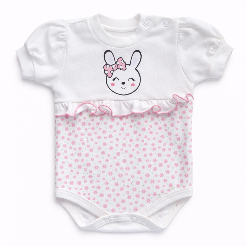 Conjunto Bebê Petutinha Body Coelhinha E Calça 3 Peças Conjunto Bebê Petutinha Body Coelhinha E Calça 3 Peças