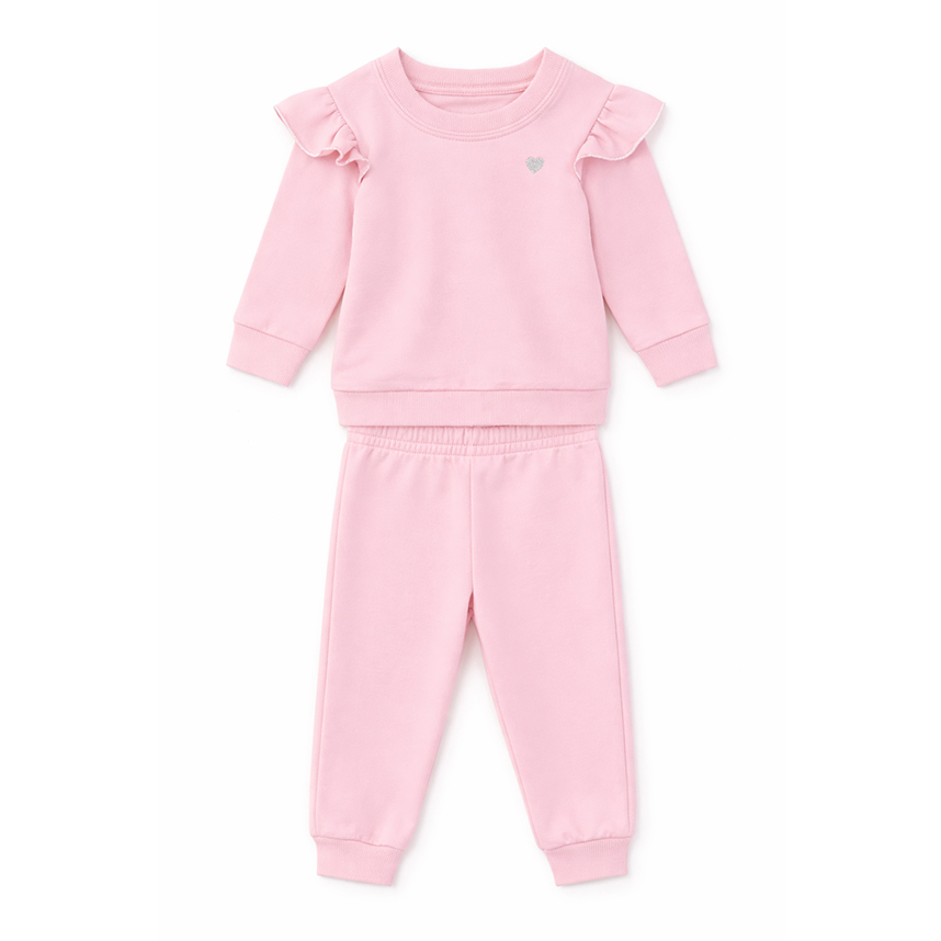 Conjunto Bebê Brandili Blusão Soft E Calça Jogger