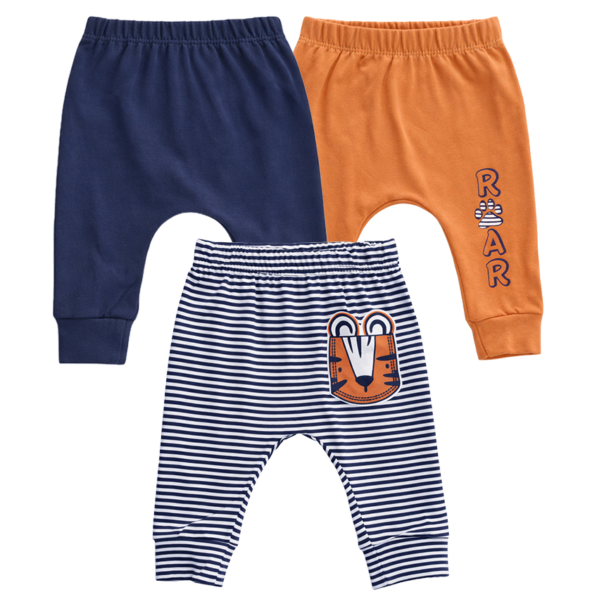 Kit Mijão Bebê Petutinha Estampa Tigre 3 Peças