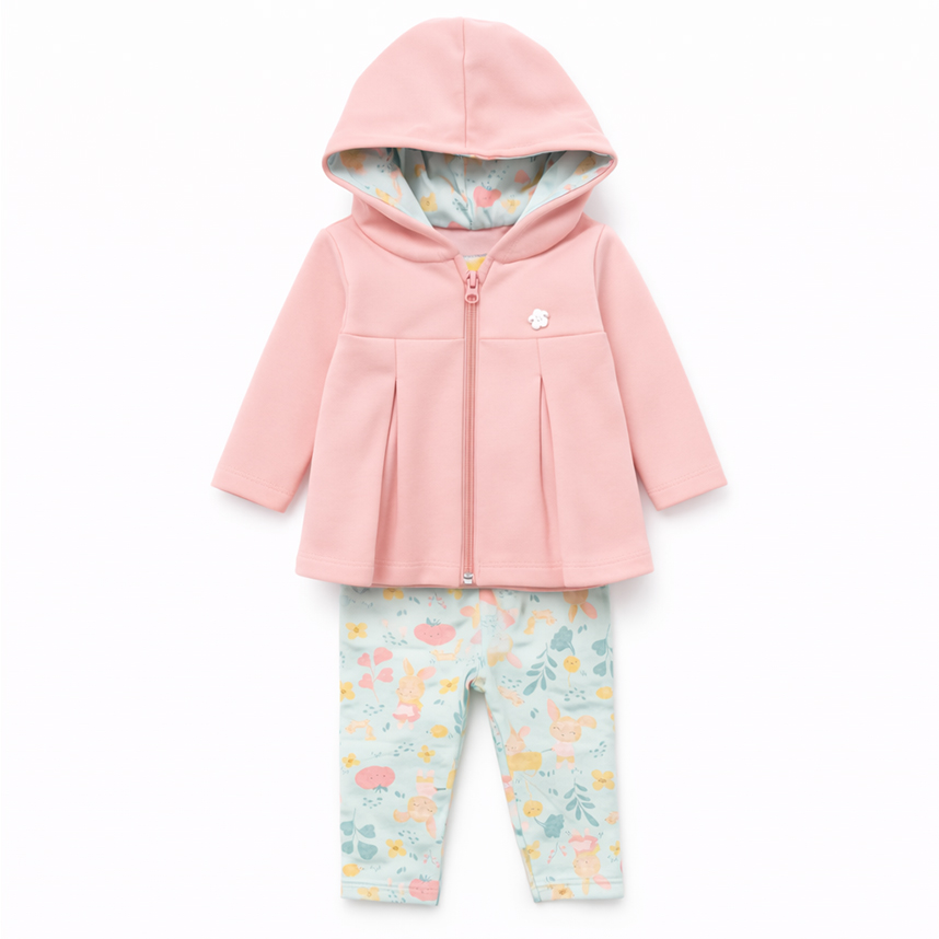 Conjunto Bebê Brandili Jaqueta Soft E Calça Legging Conjunto Bebê Brandili Jaqueta Soft E Calça Legging