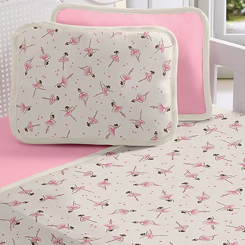 Fronha Para Bebê Sul Brasil Estampa Bailarinas