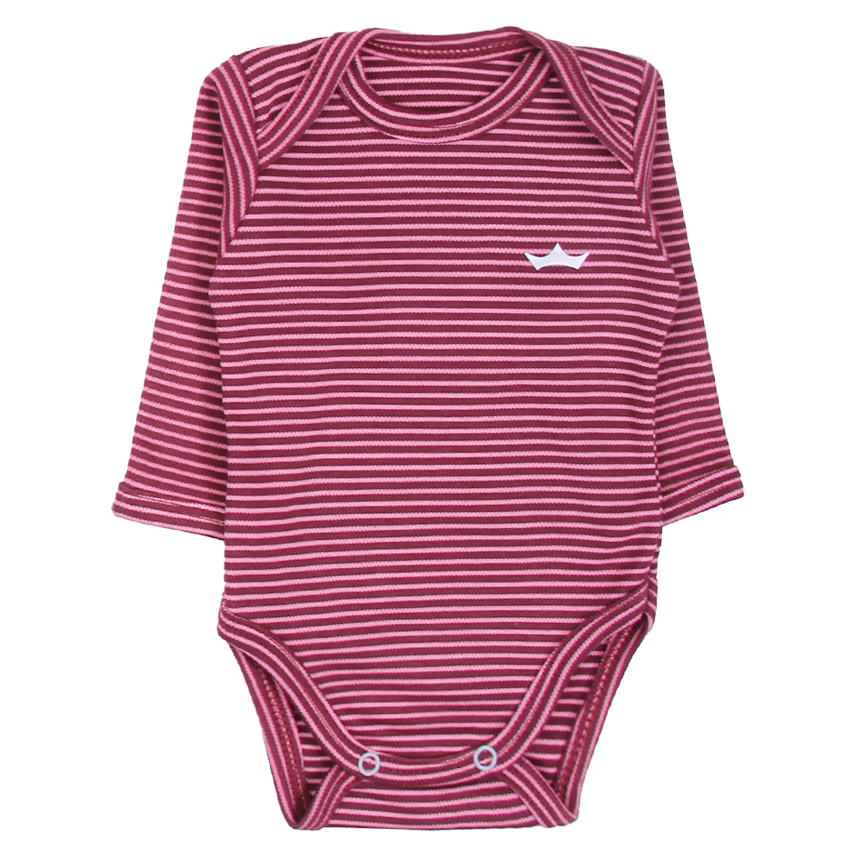 Kit Body Best Club Menina Manga Longa Suedine Fio 40 3 Peças