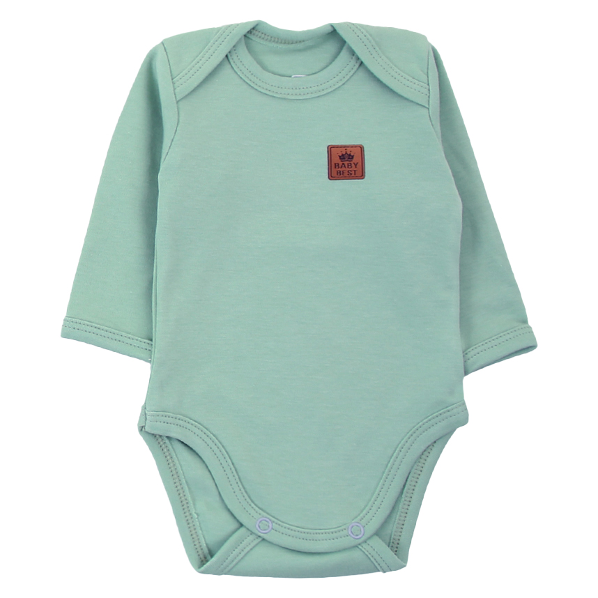 Kit Body Bebê Baby Best Unissex Manga Longa Pima 3 Peças