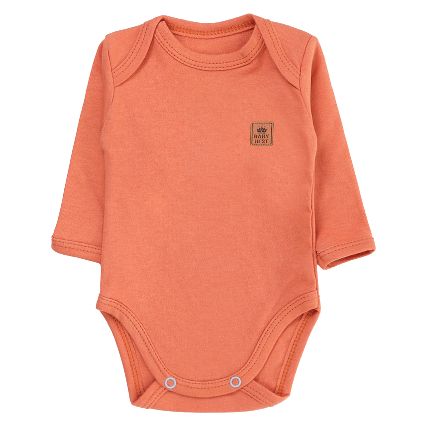 Kit Body Bebê Baby Best Unissex Manga Longa Pima 3 Peças