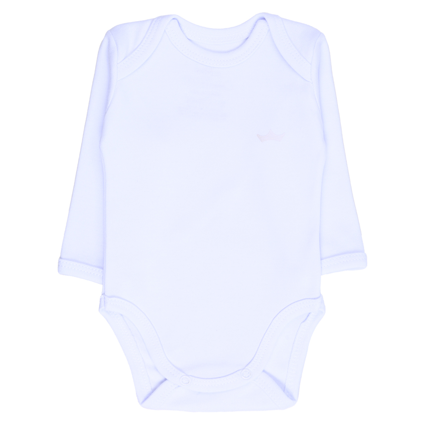 Kit Body Bebê Best Club Manga Longa  Menino Suedine 3 Peças