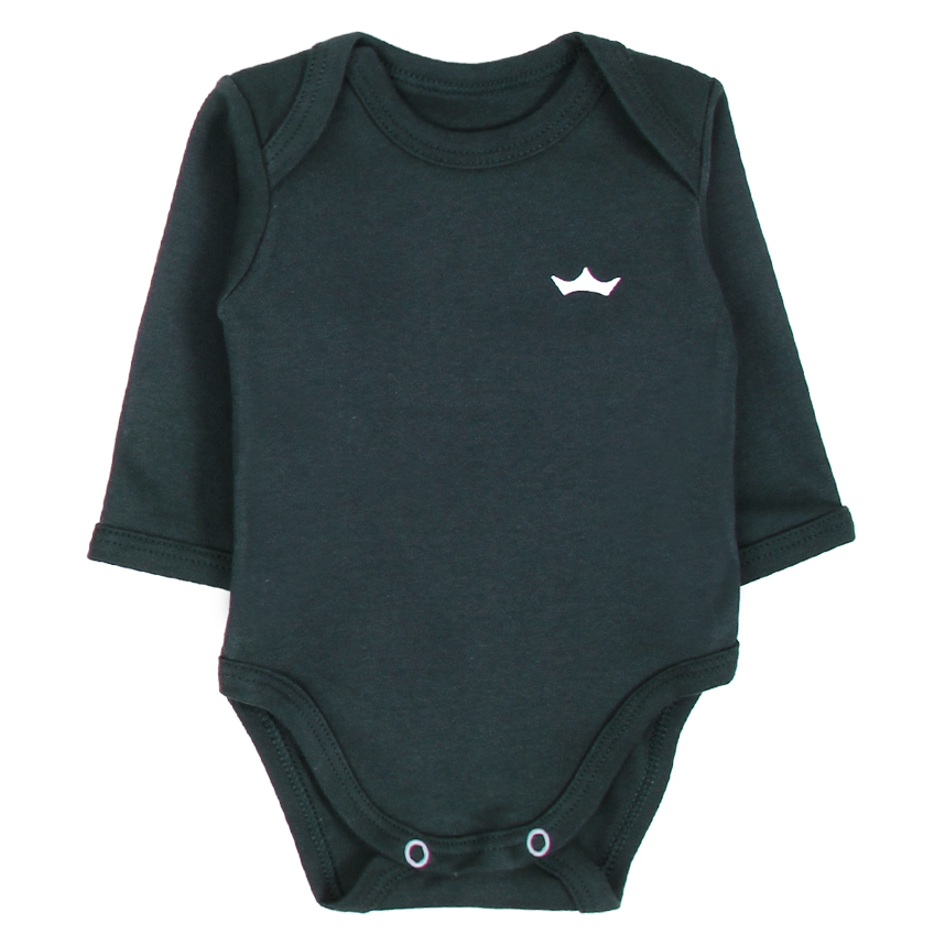 Kit Body Bebê Best Club Manga Longa Unissex Suedine 3 Peças