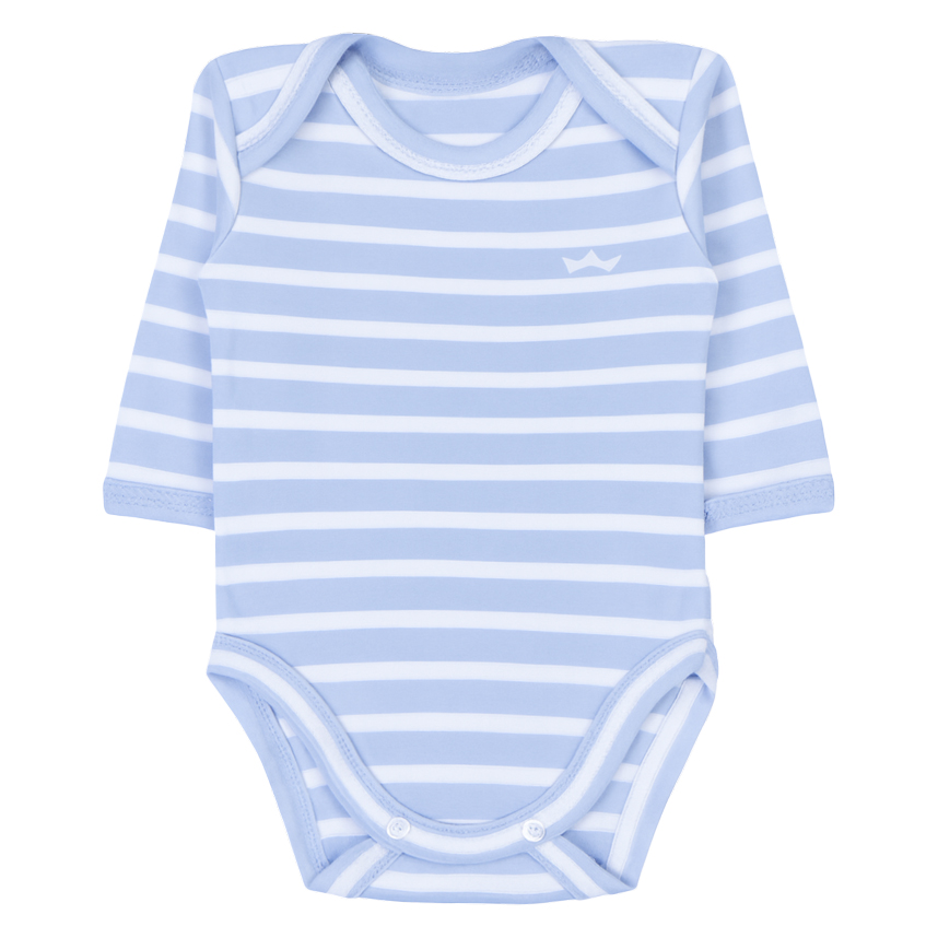 Kit Body Best Club Menino Manga Longa Suedine Fio 40 3 Peças