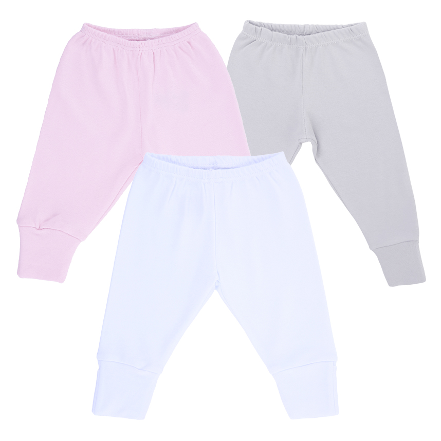 Kit Mijão Bebê Baby Best Menina Algodão Pima 3 Peças