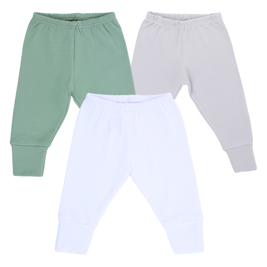 Kit Mijão Bebê Baby Best Unissex Algodão Pima 3 Peças