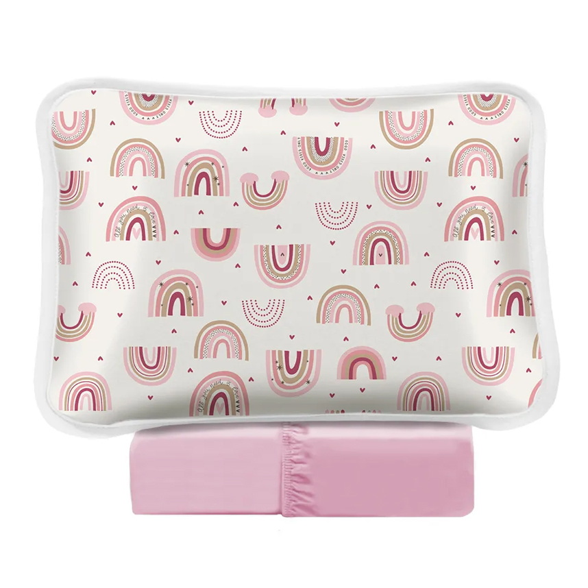 Jogo De Lençol Berço Sul Brasil Estampa Arco Íris 2 Peças