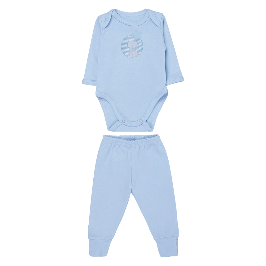 Conjunto Bebê Baby Best Body Manga Longa E Calça