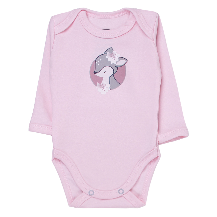 Conjunto Bebê Baby Best Body Manga Longa Cervo E Calça