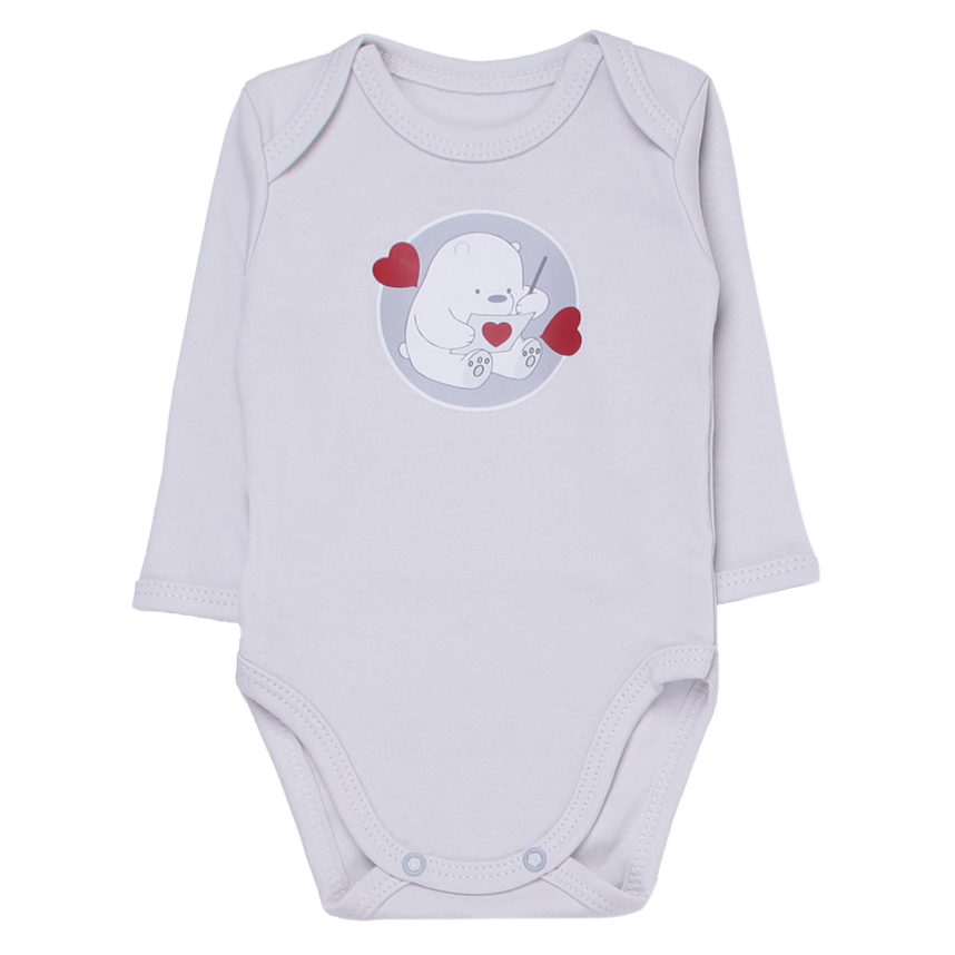 Conjunto Bebê Baby Best Body Manga Longa Urso E Calça