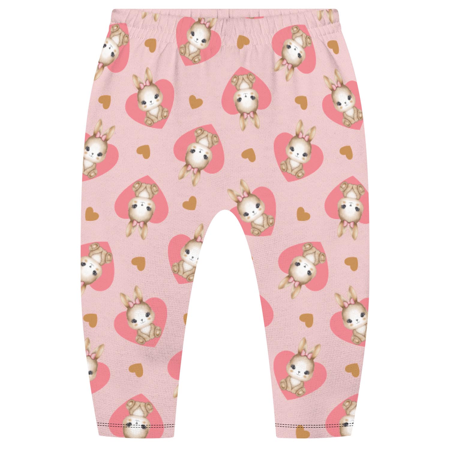 Conjunto Bebê Kyly Body Manga Longa Coelha E Calça