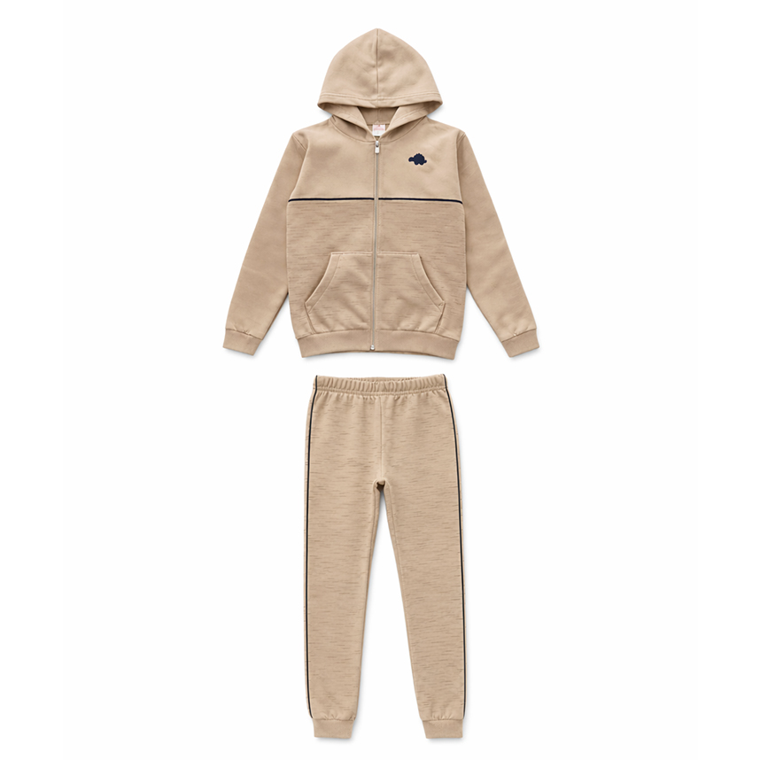 Conjunto Infantil Brandili Jaqueta Flamê E Calça Jogger