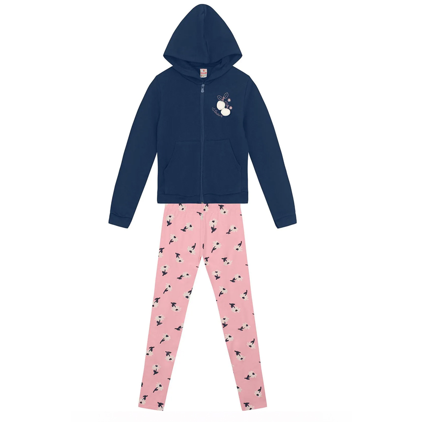 Conjunto Infantil Brandili Jaqueta E Calça Legging Conjunto Infantil Brandili Jaqueta E Calça Legging