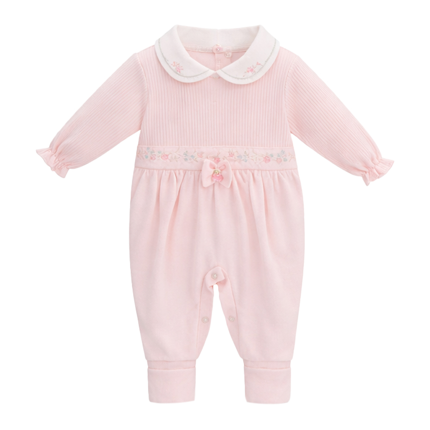 Saída Maternidade Aconchego Laço Com Bordado 2 Peças