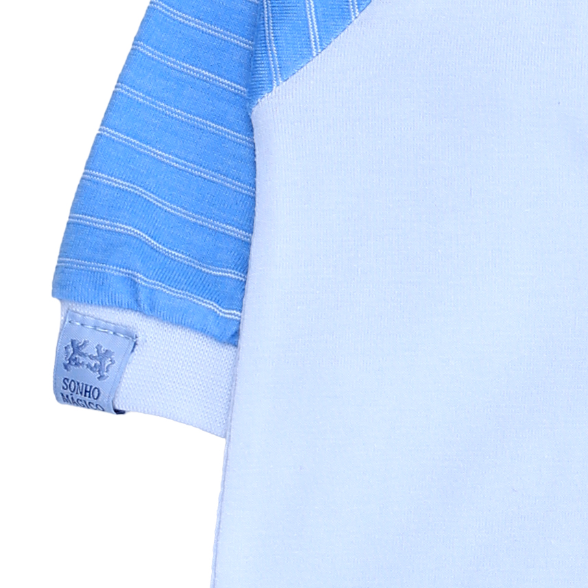 Macacão Longo Bebê Sonho Mágico Bordado Lagarto