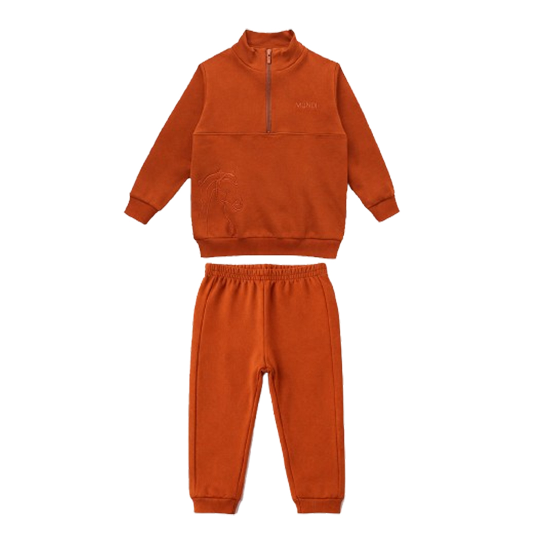 Conjunto Infantil Mundi Blusão Bordado E Calça Jogger