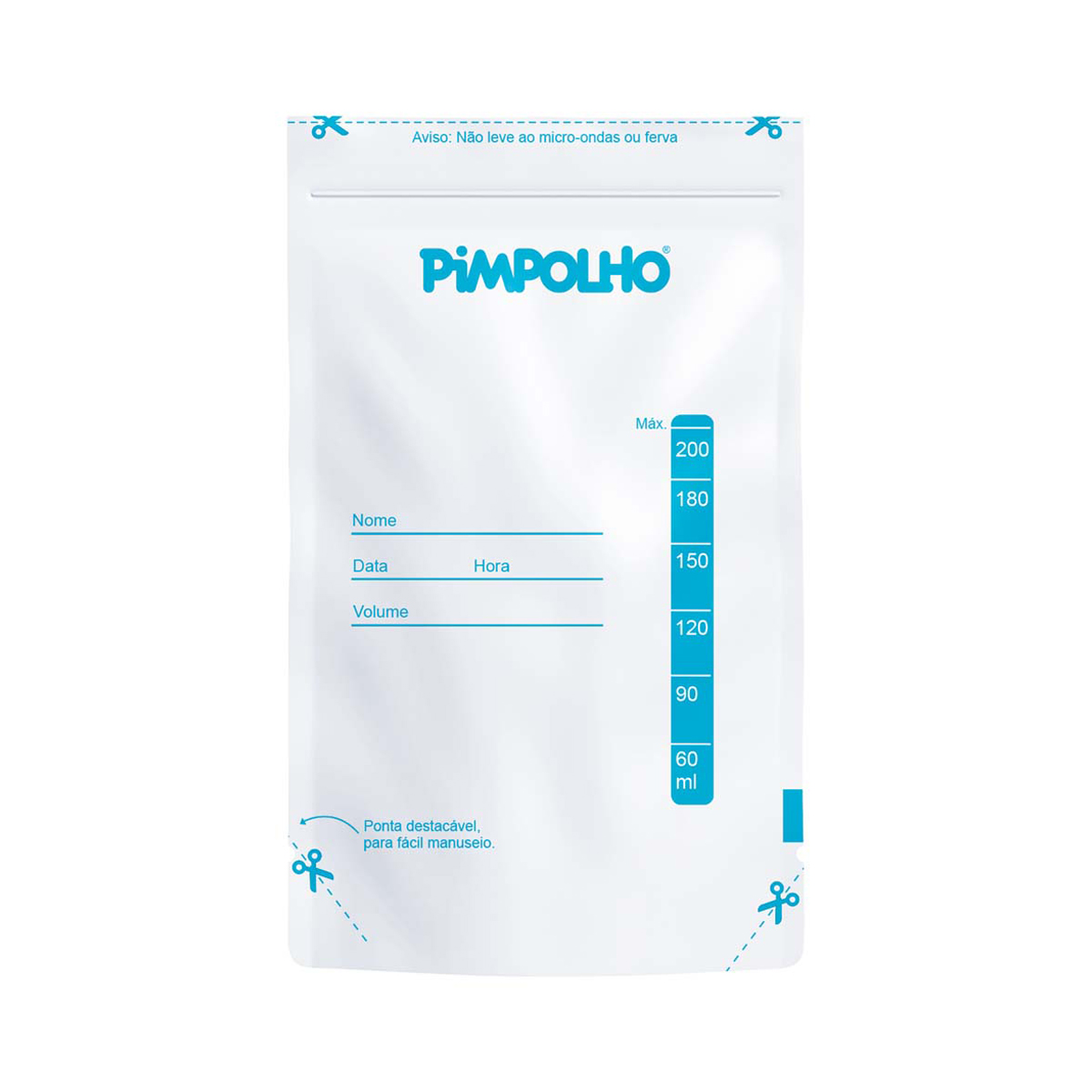 Porta Leite Materno Pimpolho Saco Para Armazenamento