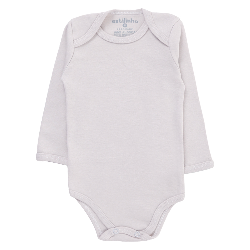 Kit Body Longo Estilinho Bebê Estampa Ovelha 3 Peças