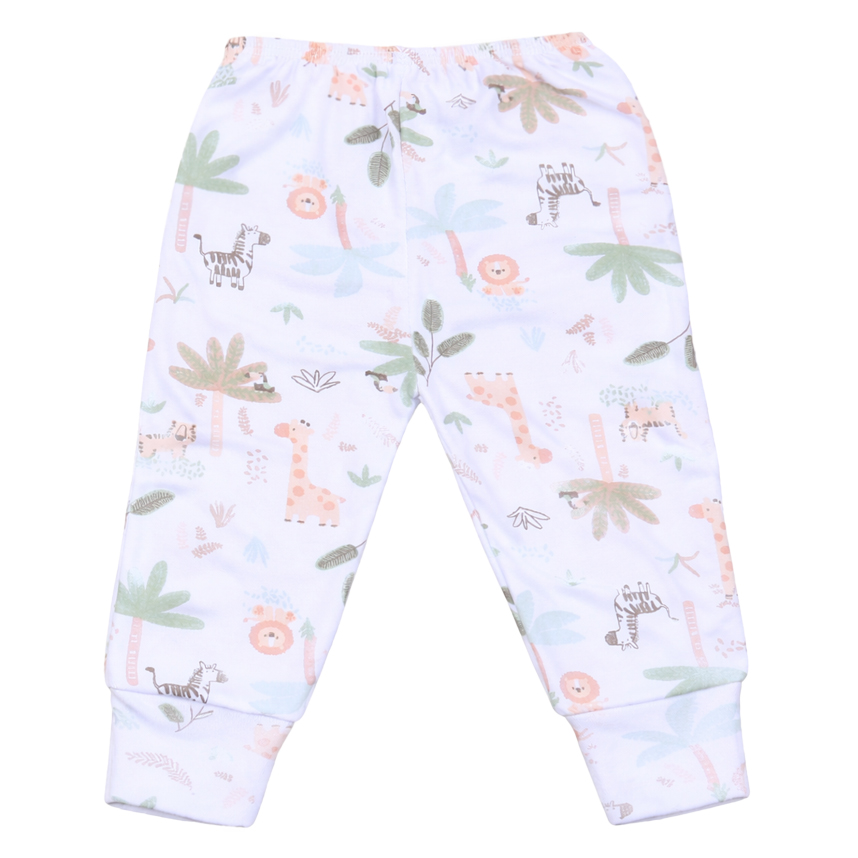 Kit Mijão Bebê Estilinho Estampa Safari 3 Peças Kit Mijão Bebê Estilinho Estampa Safari 3 Peças