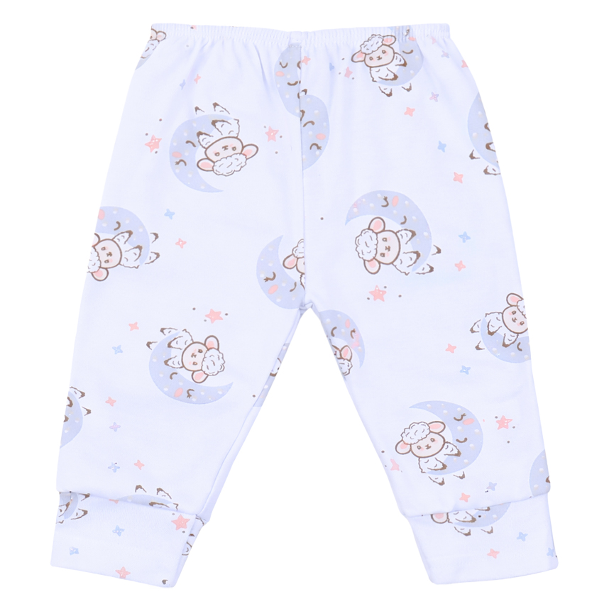 Kit Mijão Bebê Estilinho Estampa Ovelha 3 Peças Kit Mijão Bebê Estilinho Estampa Ovelha 3 Peças