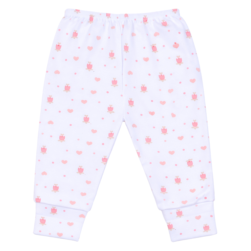 Kit Mijão Bebê Estilinho Estampa Coração 3 Peças Kit Mijão Bebê Estilinho Estampa Coração 3 Peças